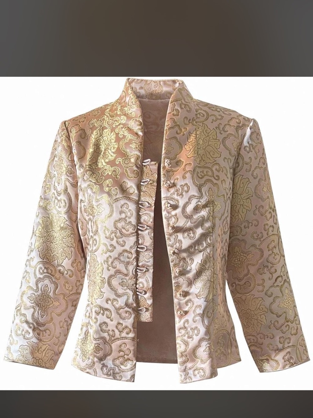 Pink & Gold Brocade Jacket